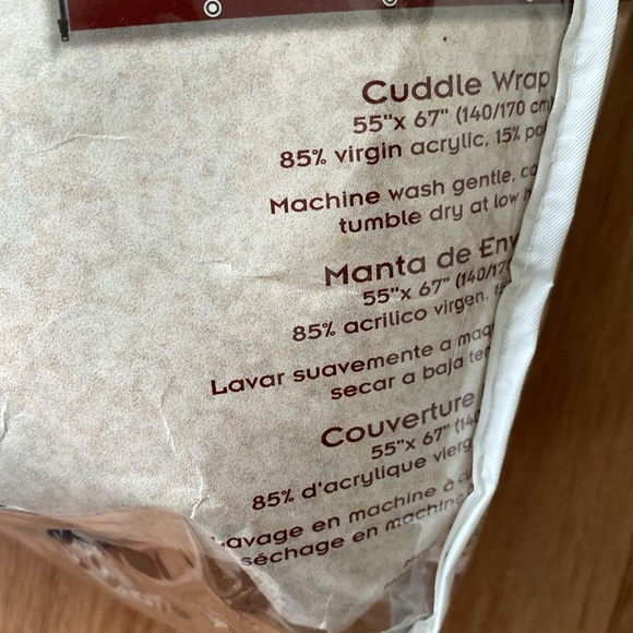 Vintage Cuddle Wrap by Biederlack NWT - Picture 4 of 5